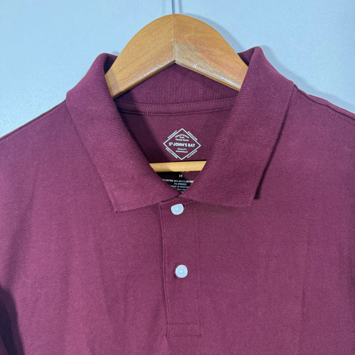 ST JHONS BAY COMFORT FLEX EASY CARE CLASSIC FIT COTTON POLO TSHIRT