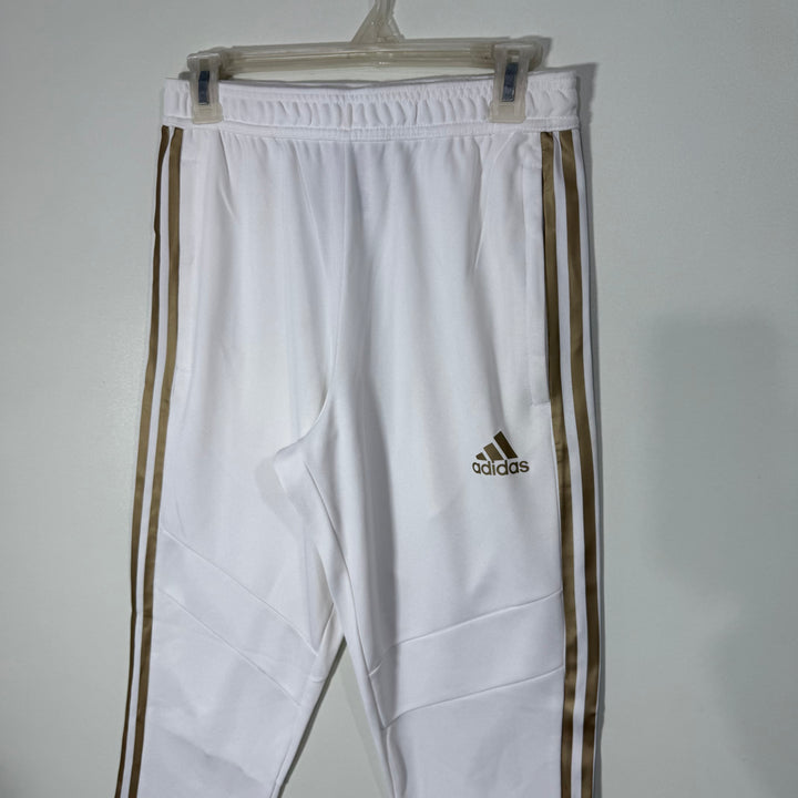 ADIDAS CLIMACOOL SPORT TROUSER WITH SIDE ZIP POCKETS WHITE COLOUR