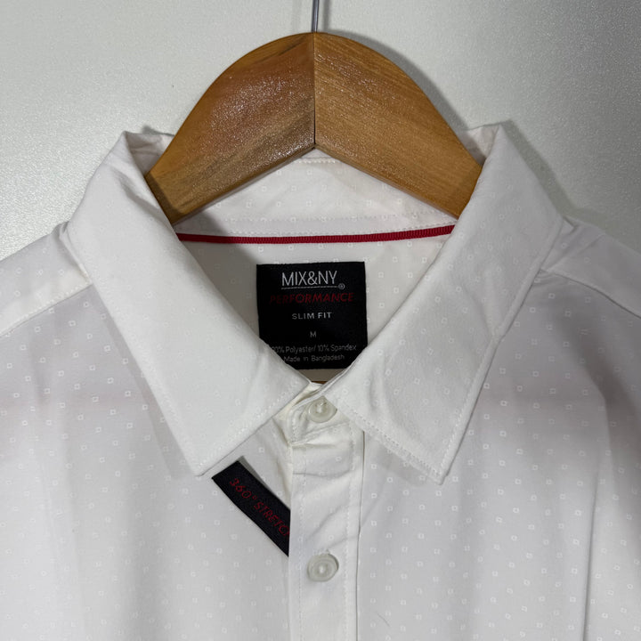 MIX&NY SLIM FIT PERFORMANCE SHIRT WITH 360 STRETCH