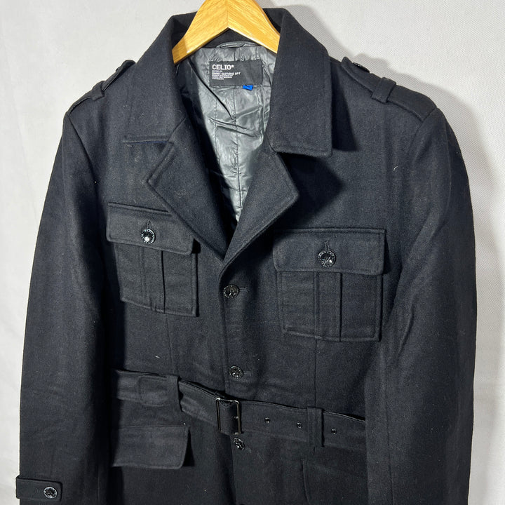 CELIO TRENCH WOOL OVERCOAT