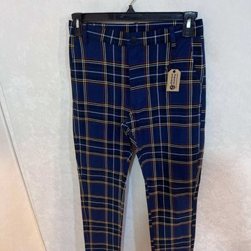 ORIGINAL USE CHECKERED SLIM FIT COTTON PANT - JS BROTHERS