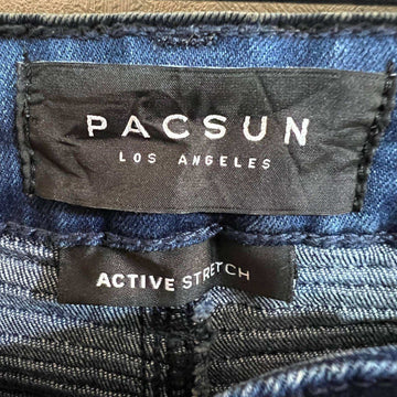 PACSUN LOS ANGLES STACKED ERGO ACTIVE STRETCH DENIM PANT WITH STRETCH - JS BROTHERS