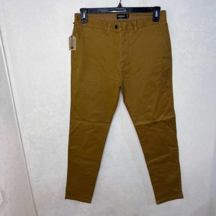 PULL&BEAR SKINNY FIT COTTON CHINO PANT WITH STRETCH - JS BROTHERS