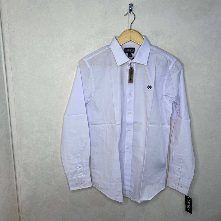 RALPH LAUREN POLO FORMAL COTTON WHITE SHIRT BRAND NEW - JS BROTHERS